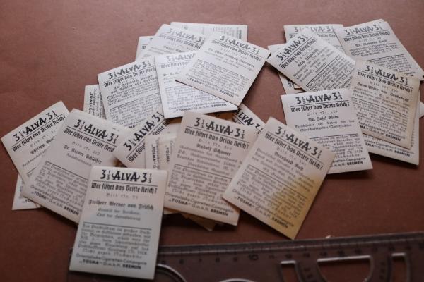 42 seltene Sammelbilder - Wer führt das Dritte Reich ?